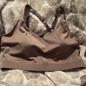 Seamless Tan Sports Bra